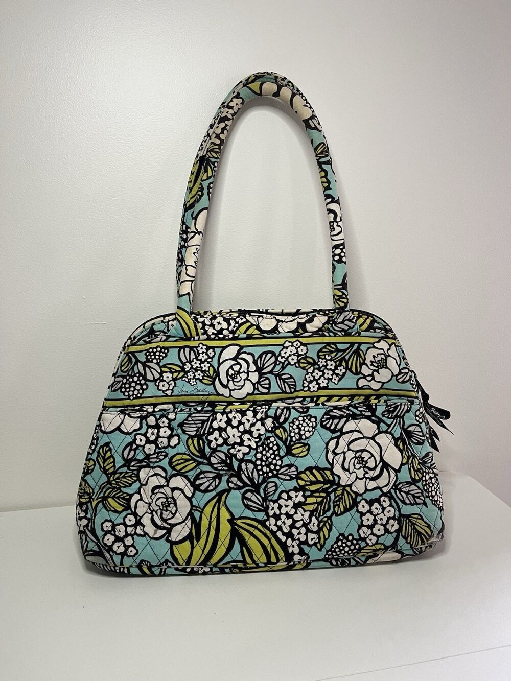 Vera Bradley RETIRED ISLAND BLOOMS Bowler Handbag Shoulder Purse Bag